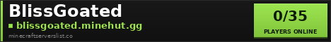 BlissGoated Minecraft Server Banner