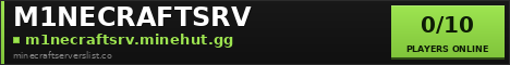 M1NECRAFTSRV banner