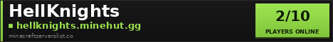 HellKnights Minecraft Server Banner