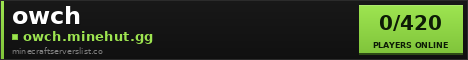 owch Minecraft Server Banner