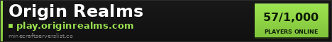 Origin Realms Minecraft Server Banner