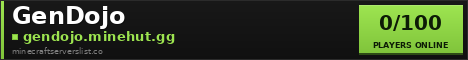 GenDojo Minecraft Server Banner