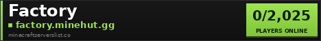 Factory Minecraft Server Banner