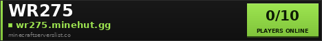WR275 Minecraft Server Banner
