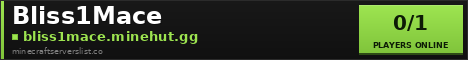 Bliss1Mace Minecraft Server Banner