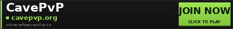 CavePvP Minecraft Server Banner