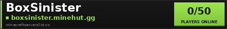 BoxSinister Minecraft Server Banner