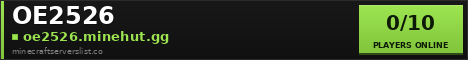 OE2526 Minecraft Server Banner