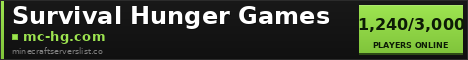Survival Hunger Games Minecraft Server Banner