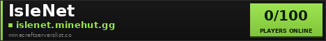 IsleNet Minecraft Server Banner