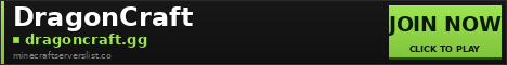 DragonCraft Minecraft Server Banner