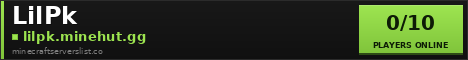 LilPk Minecraft Server Banner