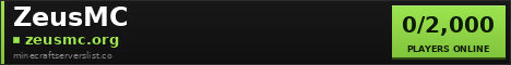 ZeusMC Minecraft Server Banner