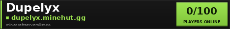 Dupelyx Minecraft Server Banner