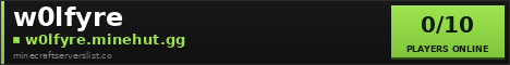 w0lfyre Minecraft Server Banner