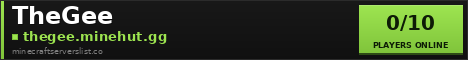 TheGee Minecraft Server Banner
