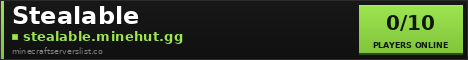Stealable Minecraft Server Banner