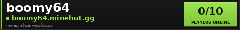 boomy64 Minecraft Server Banner