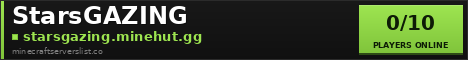 StarsGAZING Minecraft Server Banner