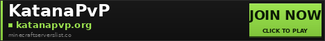 KatanaPvP Minecraft Server Banner