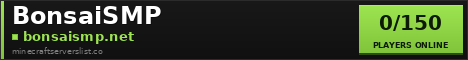 BonsaiSMP Minecraft Server Banner