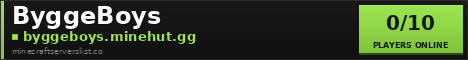 ByggeBoys Minecraft Server Banner