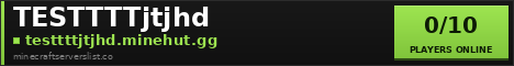 TESTTTTjtjhd Minecraft Server Banner
