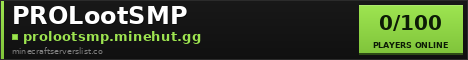 PROLootSMP Minecraft Server Banner