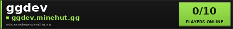 ggdev Minecraft Server Banner