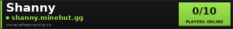 Shanny Minecraft Server Banner