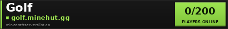 Golf Minecraft Server Banner