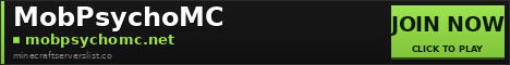 MobPsychoMC Minecraft Server Banner