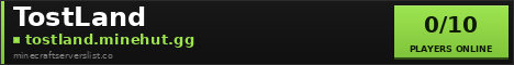 TostLand Minecraft Server Banner