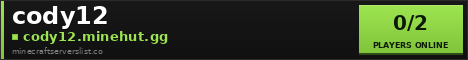 cody12 Minecraft Server Banner