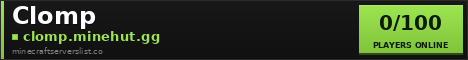 Clomp Minecraft Server Banner