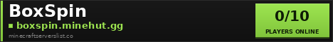 BoxSpin Minecraft Server Banner