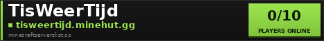 TisWeerTijd Minecraft Server Banner