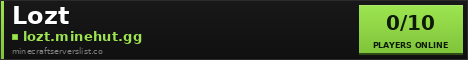 Lozt Minecraft Server Banner