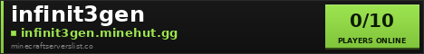 infinit3gen Minecraft Server Banner