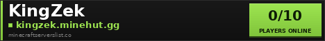 KingZek Minecraft Server Banner