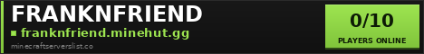 FRANKNFRIEND Minecraft Server Banner