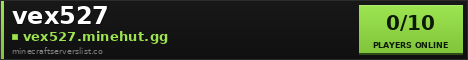 vex527 Minecraft Server Banner