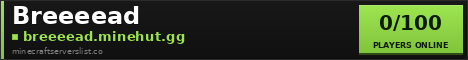 Breeeead Minecraft Server Banner