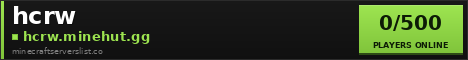 hcrw Minecraft Server Banner