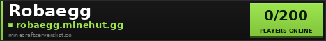 Robaegg Minecraft Server Banner