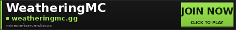WeatheringMC Minecraft Server Banner