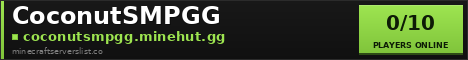 CoconutSMPGG Minecraft Server Banner