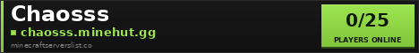 Chaosss Minecraft Server Banner