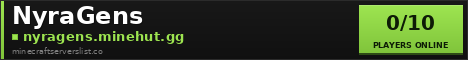 NyraGens Minecraft Server Banner
