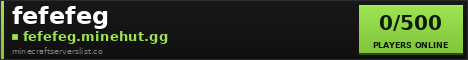 fefefeg Minecraft Server Banner